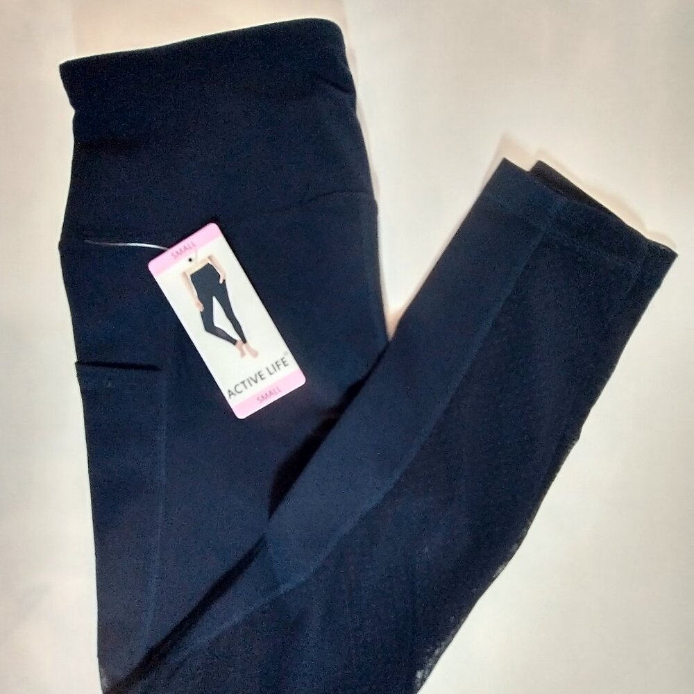 NWT Active Life Mesh Leggings Size S